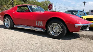 Test Drive 1968 Chevy Corvette 454 Big Block 4 Speed Maple Motors SOLD!