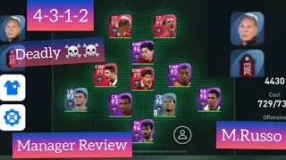 M.RUSSO REVIEW | BEST MANAGER FOR 4-3-1-2 FORMATION