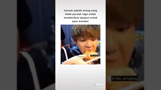 Jhope orang yang tidak pernah ragu memberikan apapun untuk member BTS🤗🌻💜#tiktokarmy