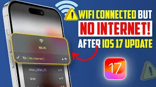 WIFI connected but no internet connection on iPhone