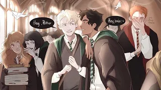 “I’d kill for you Potter.” Glmm ~drarry~ !and a bit of pansmione! (500 sub special)