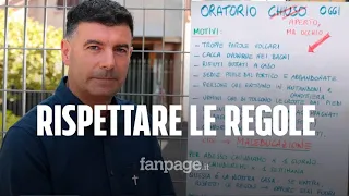 L'oratorio chiuso per maleducazione: "Non si pretende che un bambino capisca, ma i genitori sì"