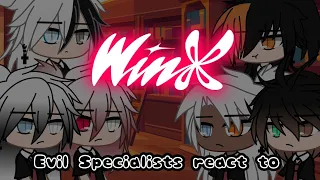 Evil Specialists react to Winx club
