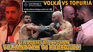 PELEADORES REACCIONAN a VOLKANOVSKI vs. RODRIGUEZ tras UFC 290! TOPURIA y VOLKANOVSKI en CARA a CARA