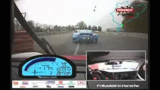 best of VLN 09 2013 - Frikadelli Porsche vs. Falken Porsche