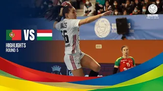 Highlights | Portugal vs Hungary | Women's EHF EURO 2022 Qualifiers