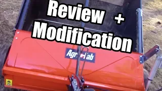 Agri-Fab 44" Lawn Sweeper Review AND CUSTOM MODIFICATIONS!