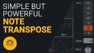 A guide to Bitwig Note Transpose, simple but powerful. - Bitwig tutorial