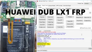 Huawei DUB LX1 FRP UMT Bypass Huawei Y7 Prime 2019 Google Account Unlock