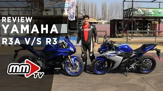 Review comparativa Yamaha R3A VS R3 en Motomundi TV