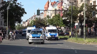 [Großeinsatz der Polizei 🚓] Einsatzfahrten 🚨 Polizei + Berliner Feuerwehr 🚒 am 1.Mai in Berlin