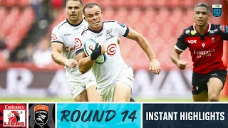 Emirates Lions v Cell C Sharks | Instant Highlights | Round 14 | URC 2022/23