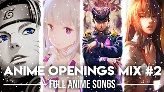 Anime Openings Compilation 2023 #2 (Full Openings Mix) | Anime Opening Mix Full Songs 2023