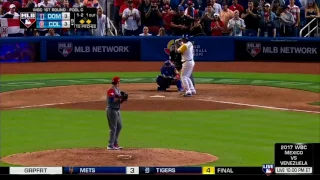 José Bautista tremendo disparo mejor atrapada de Wellington Castillo WBC 2017