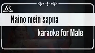 Naino mein sapna karaoke for male singer / Hindi karaoke music video / Ananta Routh
