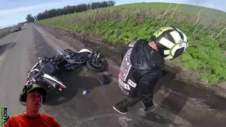 Reaction Video - Hectic Road Bike Crashes & Motorcycle Mishaps #13 (Moto Madness)