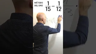 CÓMO RESTAR LA FRACCIÓN POR EL MÉTODO DEL 1. Matemáticas Básicas