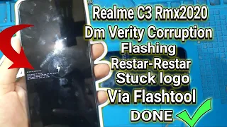 Mengatasi Realme c3 Rmx2020 Eror Dm Verity Corruption | Flash realme c3 Via flashtool #realme