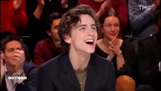 timothée chalamet being awkward for 6 minutes straight