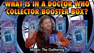 What Is In A Doctor Who Collector Booster Box? | Magic: The Gathering Pack Opening