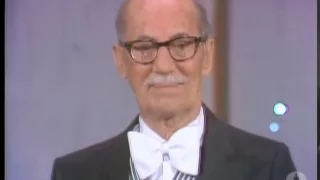 Groucho Marx receiving an Honorary Oscar®