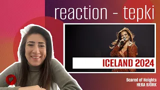 REACTION • Hera Björk - Scared of Heights (Eurovision 2024 🇮🇸 Iceland)