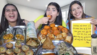 60 Seconds Read the Mirror Image Food Challenge | Momos, Golgappa, Spring Roll, Paneer Roll, Samosa