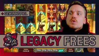 LEGACY OF EGYPT 🤠 & GEWINNSPIEL | 30€ vs. 3k... 🙃 | Freegame High Stake 🎰 | Casino Highlight