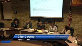 Batavia City Council Meeting. April 3, 2023