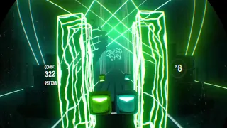 Beat Saber PSVR Green Day - Boulevard of broken dreams (Normal) - No commentary