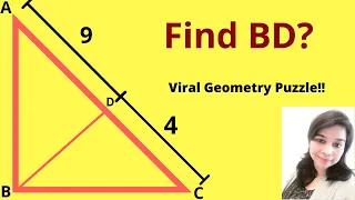ABC is right angled triangle.BD is perpendicular to AC.FIND the value of BD?