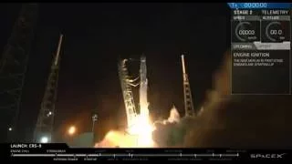 CRS-9 launch and landing first stage