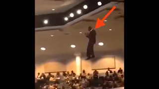 WOW! Pastor FLYING into Church Service? I thought I seen it all