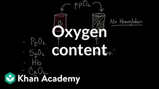 Oxygen content | Human anatomy and physiology | Health & Medicine | Khan Academy