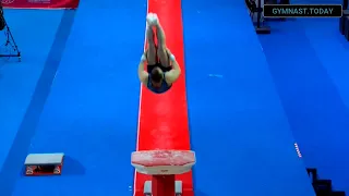 Top 3 in Men's Vault Final - 2023 Antalya European Gymnastics Championships