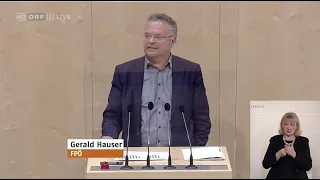 Gerald Hauser - Budget 2022 - 14.10.2021