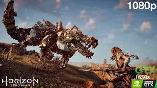 GTX 1650 SUPER + RYZEN 5 2600-Horizon Zero Dawn "PS4 Setting"