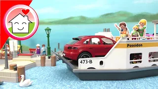 Playmobil Film Familie Hauser auf dem Wasser unterwegs - Geschichten für Kinder