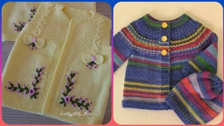 Marvelous And Beautiful New Hand Knitting Baby Cardigans Designs Ideas