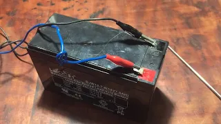 How to recharge 12 volts UPS battery : Experimental Video
