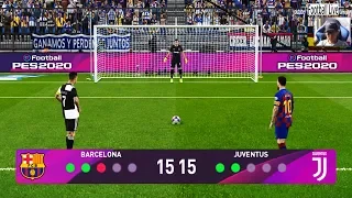 PES 2020 | Barcelona vs Juventus | Penalty Shootout | L.Messi vs C.Ronaldo | Gameplay PC