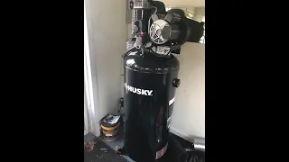 Husky 60 Gallon Compressor - Electrical and Motor Break In