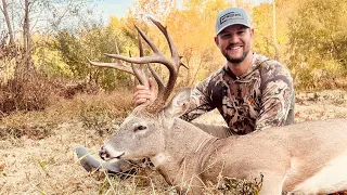 KANSAS PUBLIC LAND BOWHUNTING! - Buck Down on October Cold Front