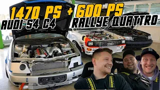 1470PS Audi S4 C4 + 600PS Rallye Quattro A2 - Die Waffen von BS CarPerformance I RD48