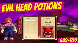 All New EVIL HEAD Potions In Wacky Wizards Halloween Update 2022