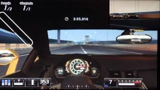 Gran Turismo 5 (PS3): Lamborghini Aventador vs Lamborghini Murcielago SV - Route X Oval [720p]