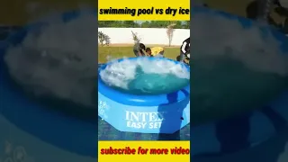 We Put 100 Kg Dry Ice🥶 In Pool - Our Pool Starts Boiling/#shorts #mr_indian_hacker #viral_video