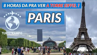 O que fazer nas 8 horas de conexão em paris 2022 visitando a Torre Eiffel