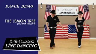 THE LEMON TREE - Line Dance Demo & Walk Through