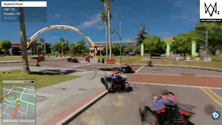 Im kinda trash at Watch dogs 2 e-kart races